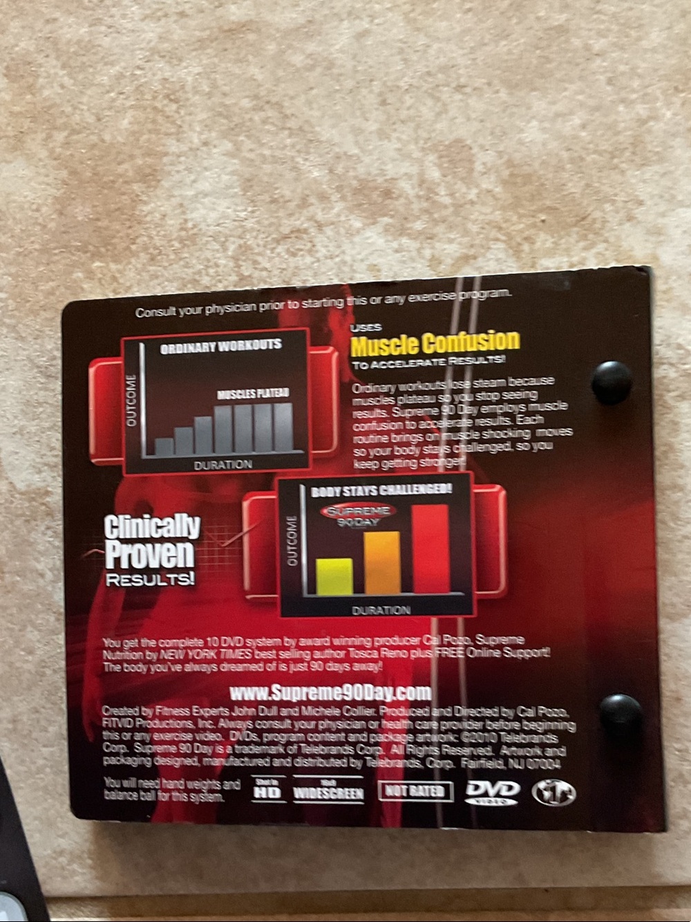 Supreme 90 Day Fitness Calendar Set - Picture 4 of 4